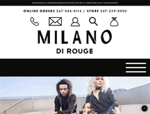 Tablet Screenshot of milanodirouge.com